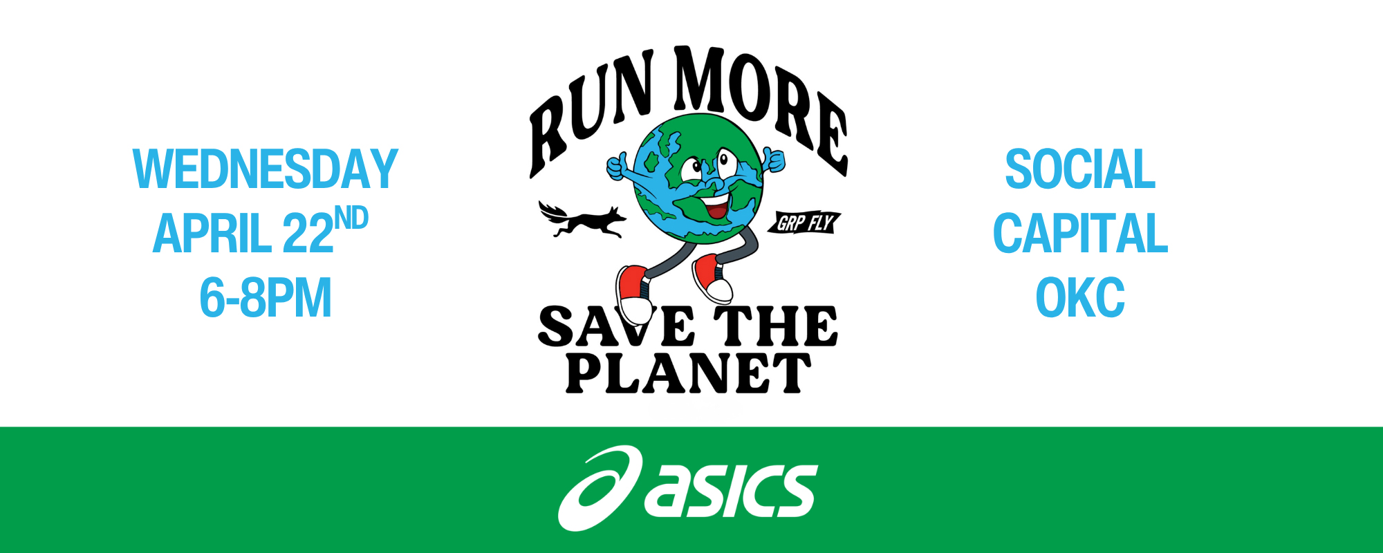 Earth Day - Red Coyote Running