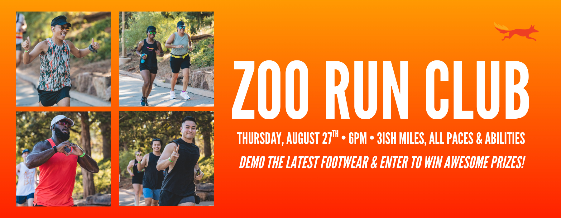 Zoo Pack Pint Run 2026 - Red Coyote Running